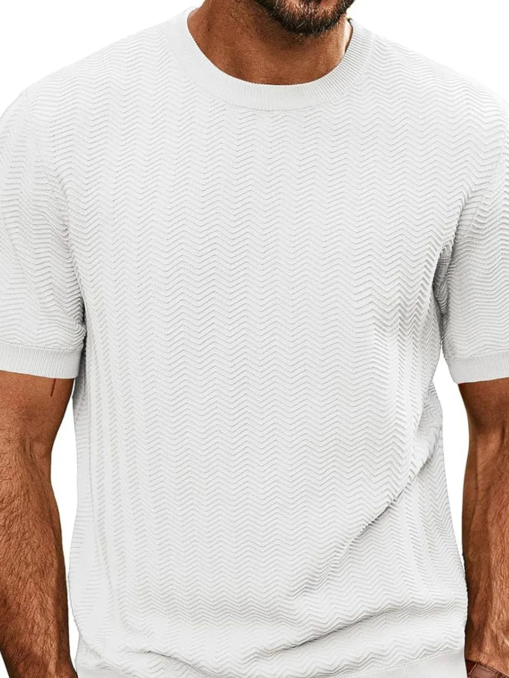 Men's Full Size Round Neck Short Sleeve T-Shirt Plus Size NicholesGifts