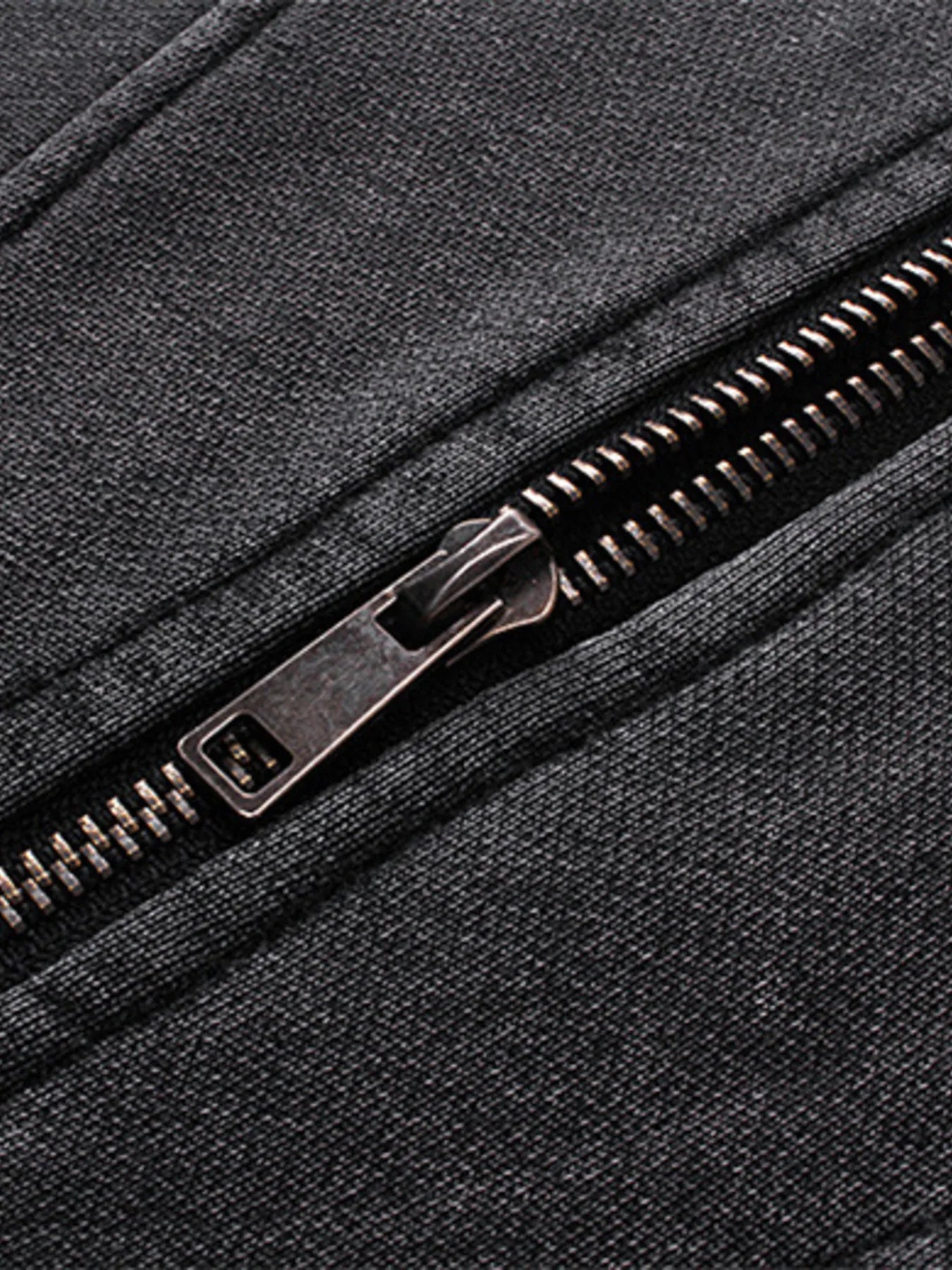 Men's Washed Zip Up Long Sleeve Hooded Jacket