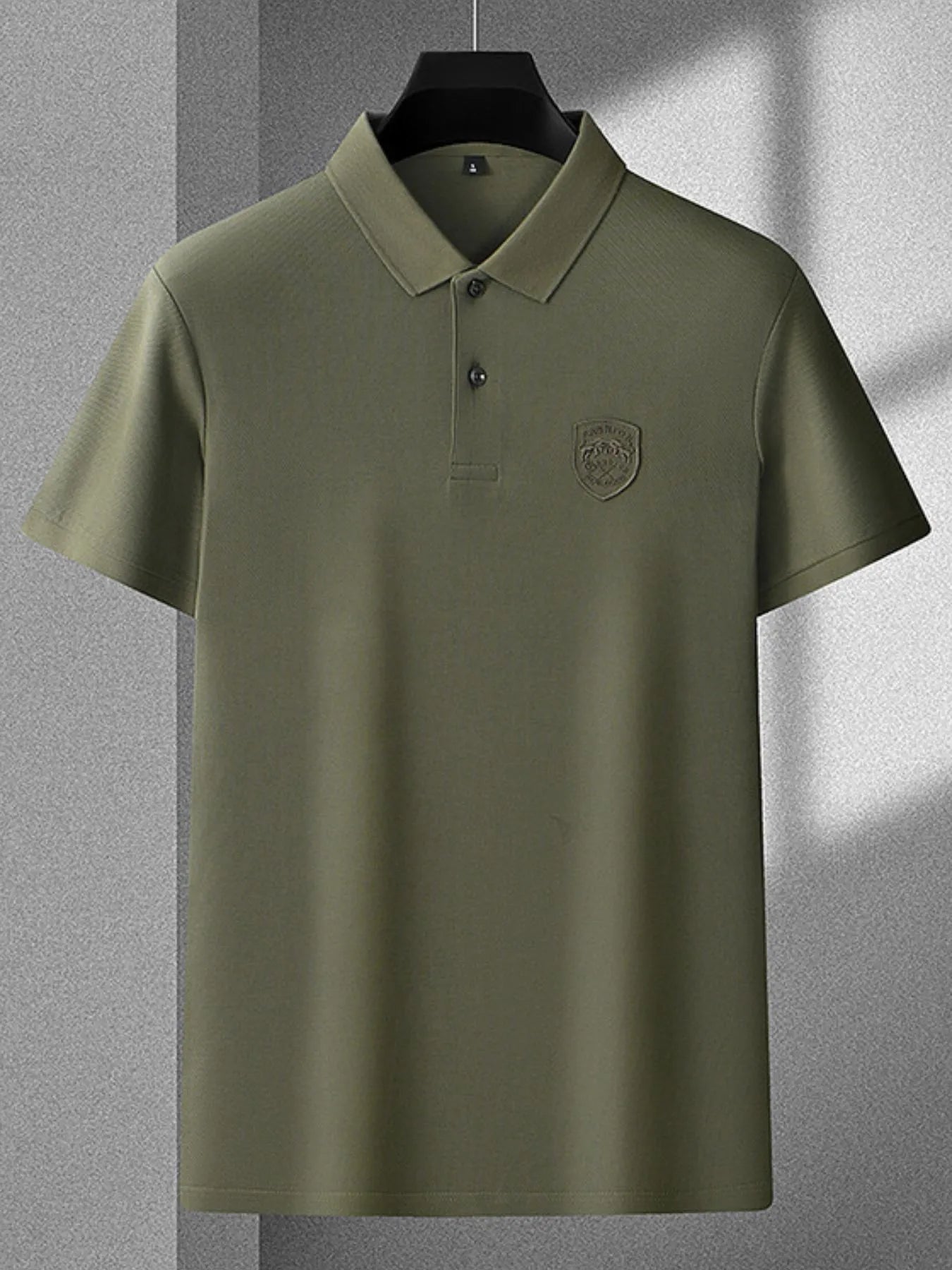 Men's Plus Size Collared Neck Short Sleeve Polo NicholesGifts