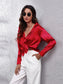 Button Up Collared Neck Long Sleeve Shirt nicholesgifts