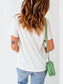 NOT LUCKY JUST BLESSED Round Neck T-Shirt nicholesgifts