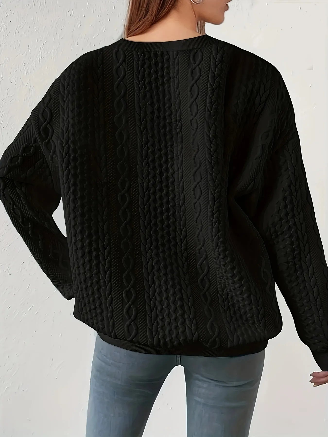 Round Neck Long Sleeve Sweatshirt NicholesGifts