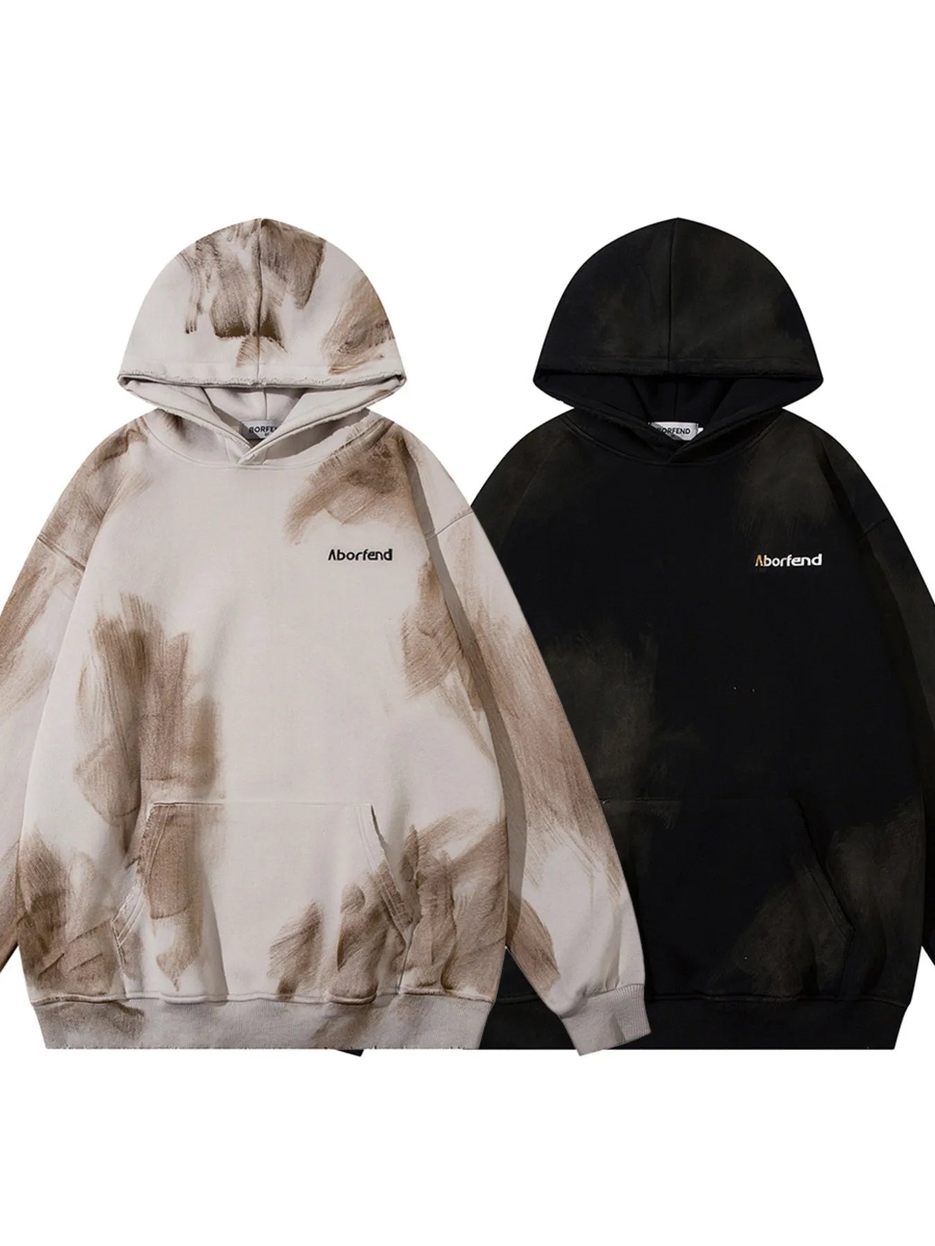 Men's Oversized Tie-Dye Long Sleeve Hoodie NicholesGifts