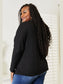 Women Double Take Seam Detail Round Neck Long Sleeve Top nicholesgifts