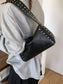 Studded Accent Shoulder Bag nicholesgifts