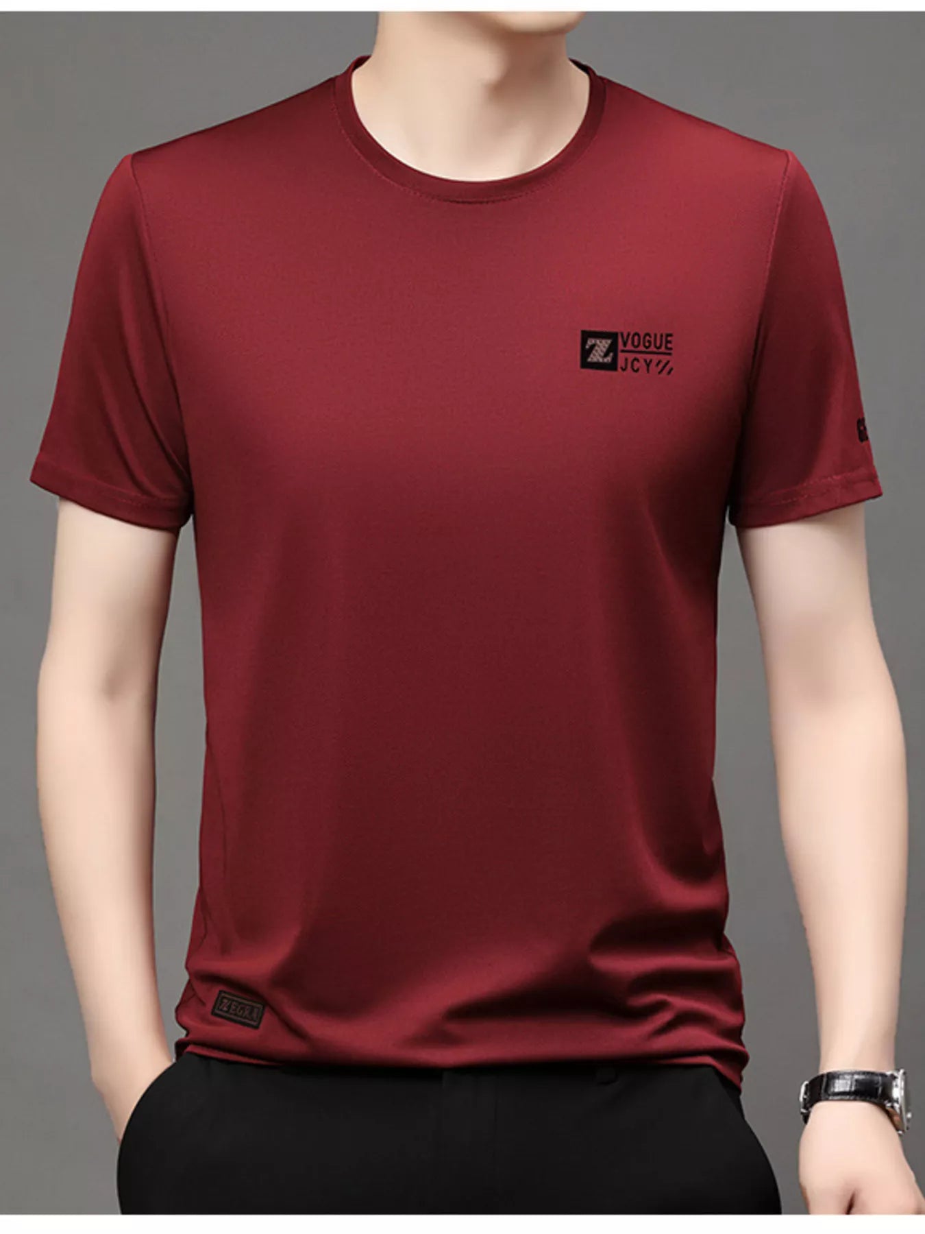 Men's Plus Size Round Neck Short Sleeve T-Shirt NicholesGifts