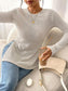Side Slit Striped Long Sleeve T-Shirt nicholesgifts