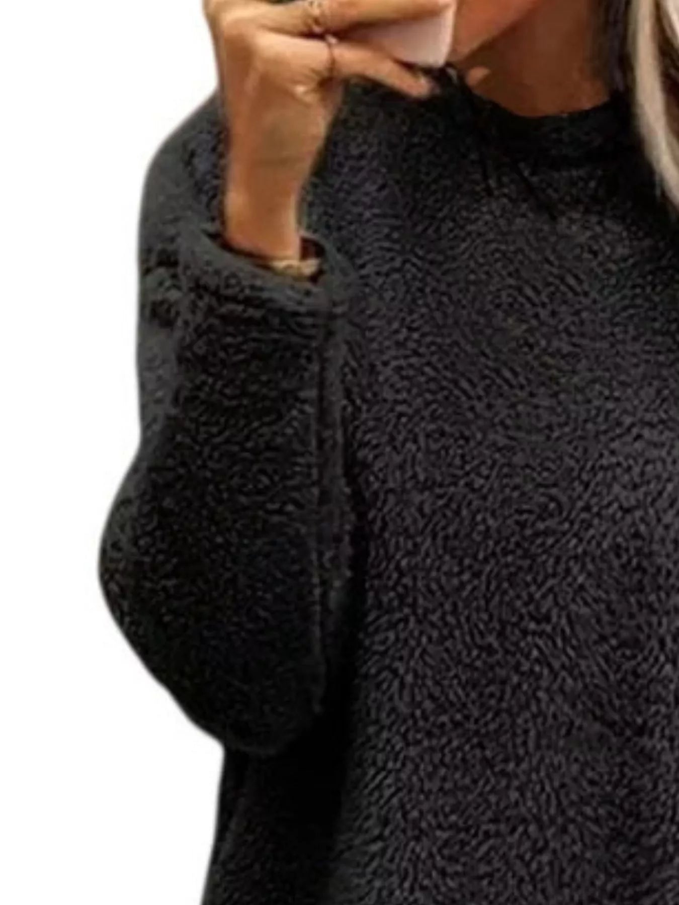 Fleece Long Sleeve Sweatshirt nicholesgifts