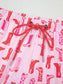 Cowgirl Boots Printed Shirt and Shorts Set nicholesgifts