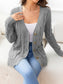 Button Down Cable-Knit Cardigan nicholesgifts