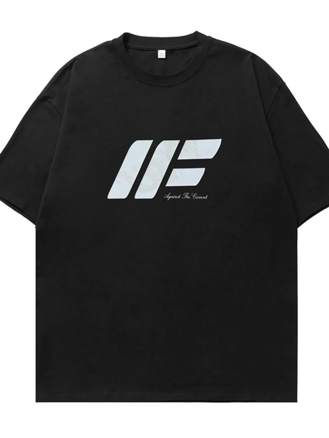 Men's Plus Size Round Neck Half Sleeve T-Shirt Trendsi