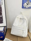 PU Leather Zip Backpack Bag nicholesgifts