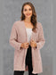 Angel Wings Pocketed Open Front Long Sleeve Cardigan nicholesgifts