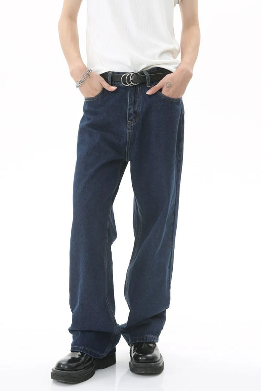 Men's Mid Rise Straight Leg Jeans Trendsi