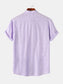 Men's Casual Short Sleeve Button Down Shirt nicholesgifts