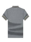 Men's Plus Size Embroidered Detail Short Sleeve Polo nicholesgifts