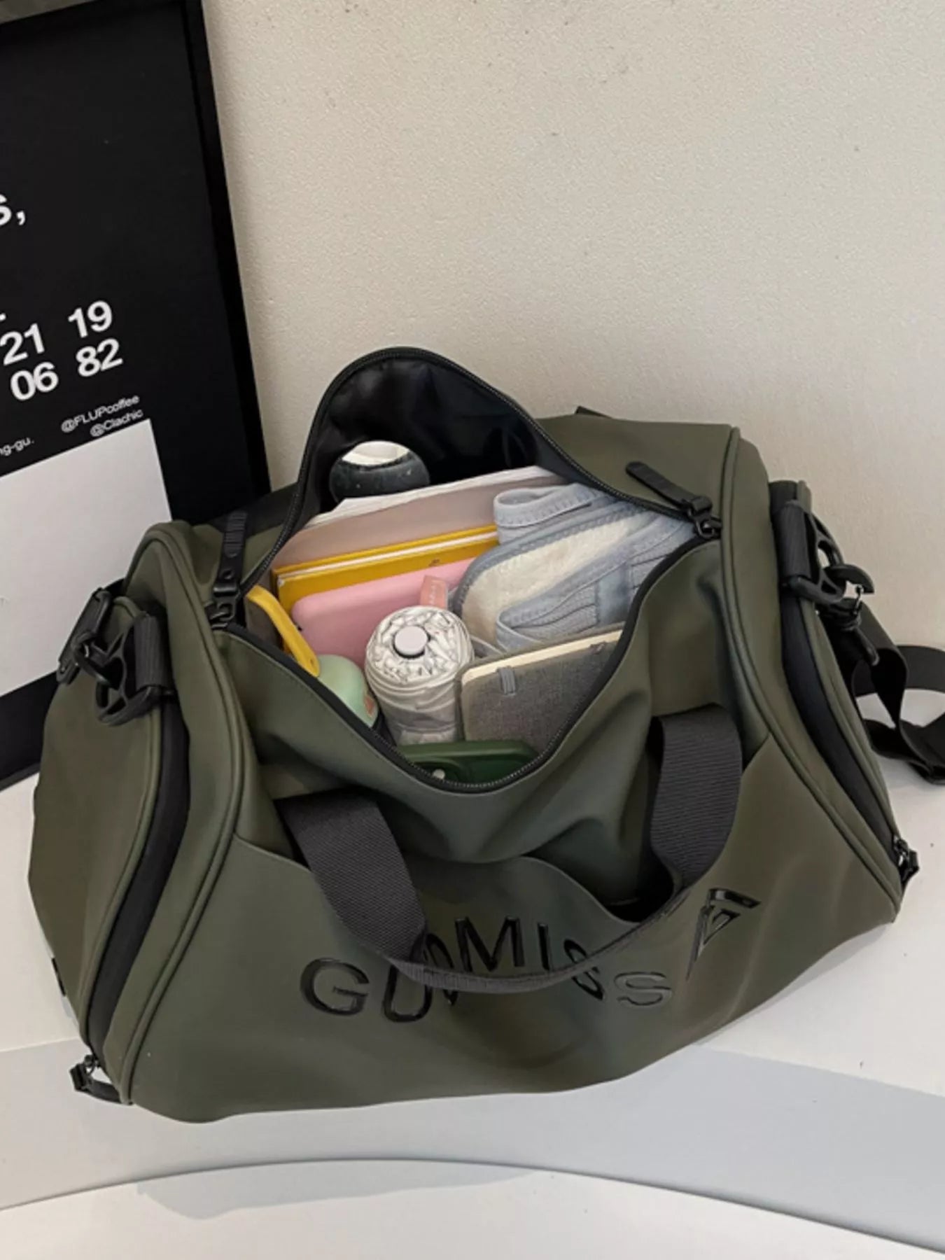 Canvas Travel Duffel Bag nicholesgifts