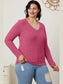 Basic Bae Full Size Ribbed V-Neck Long Sleeve T-Shirt nicholesgifts