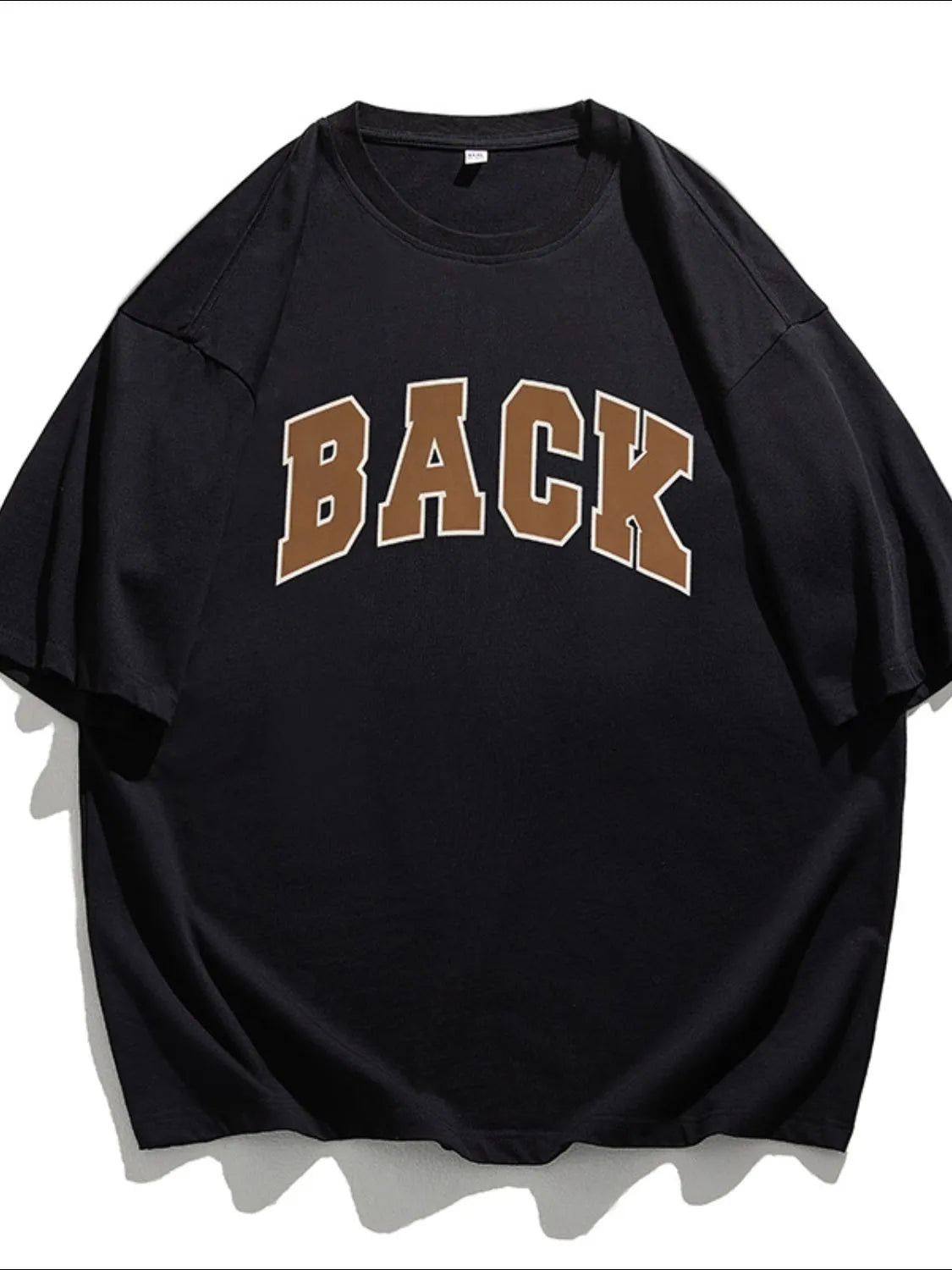 Men's Plus Size Letter Round Neck Half Sleeve T-Shirt NicholesGifts