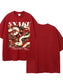 Men's Graphic Round Neck Half Sleeve T-Shirt nicholesgifts