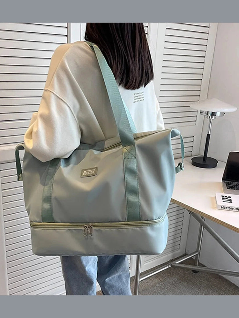 Multi Pocket Nylon Travel Bag nicholesgifts