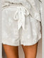 Round Neck Long Sleeve Top and Shorts Lounge Set nicholesgifts