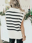 Perfee Striped Half Zip Sweater Vest nicholesgifts