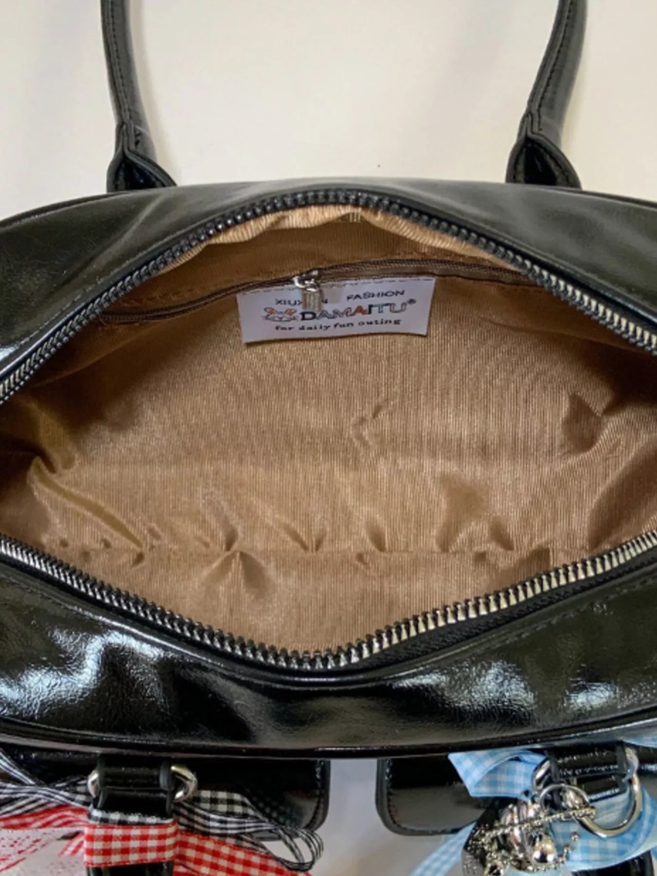 Ribbon Decor Shoulder Bag nicholesgifts