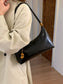 Chain Charm Leather Shoulder Bag nicholesgifts