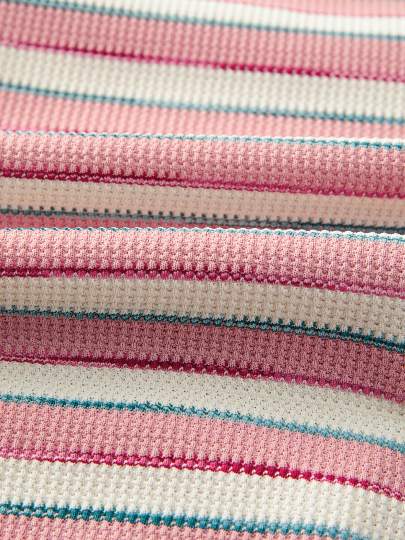 Stripe Stitched Detail Color Block Patchwork Oversized Top Trendsi