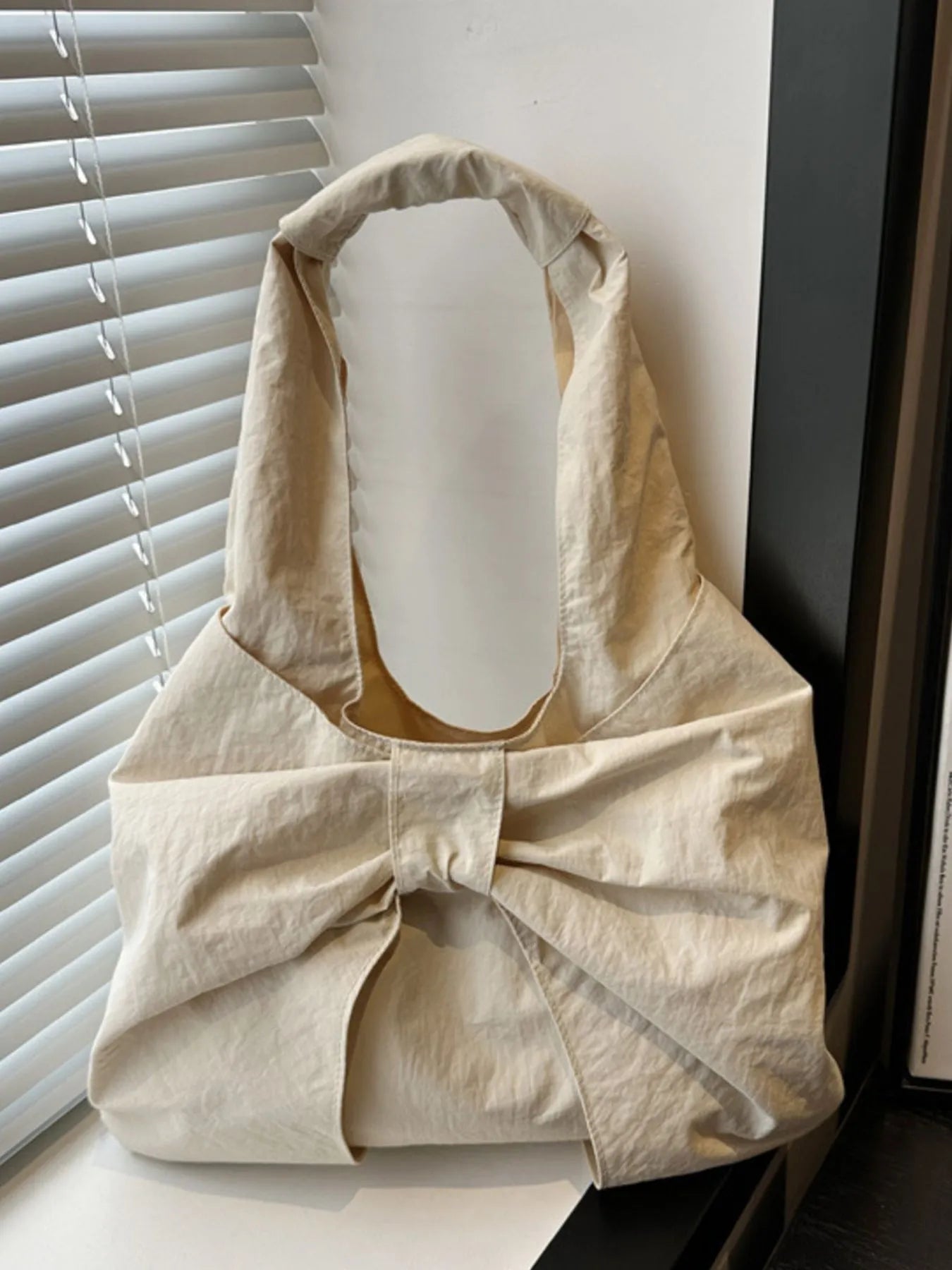 Ruched Bow Shoulder Bag Trendsi