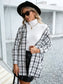 Ivy Lane Plaid Pocketed Button Up Dropped Shoulder Jacket nicholesgifts