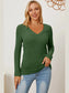 Basic Bae Full Size Ribbed V-Neck Long Sleeve T-Shirt nicholesgifts