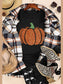 Glitter Pumpkin Round Neck Short Sleeve T-Shirt nicholesgifts