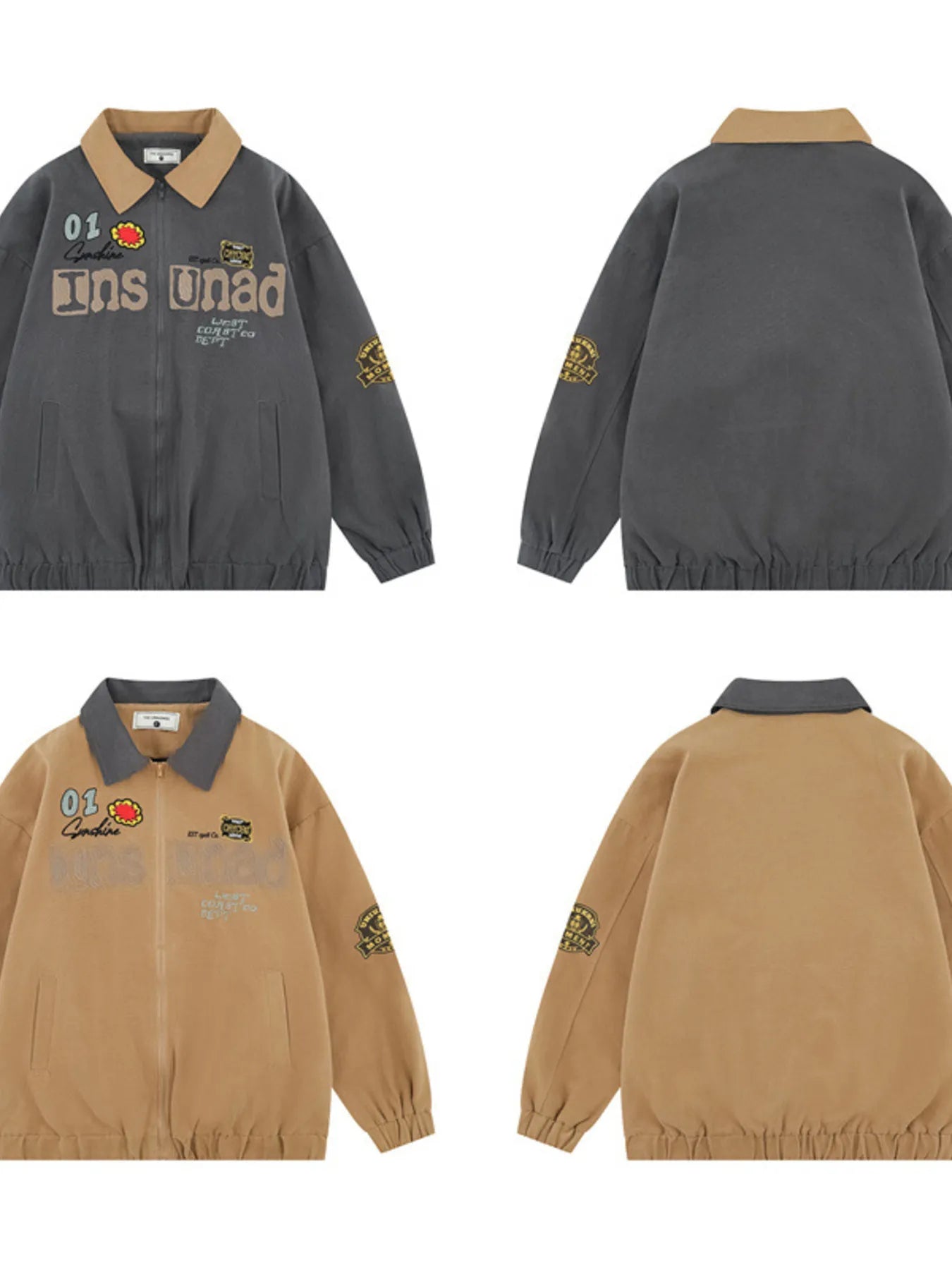 Men's Zip Up Long Sleeve Jacket NicholesGifts