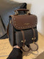 Vintage Style Leather Backpack Bag nicholesgifts