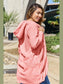 Double Take Full Size Hooded Teddy Bear Jacket with Thumbholes nicholesgifts