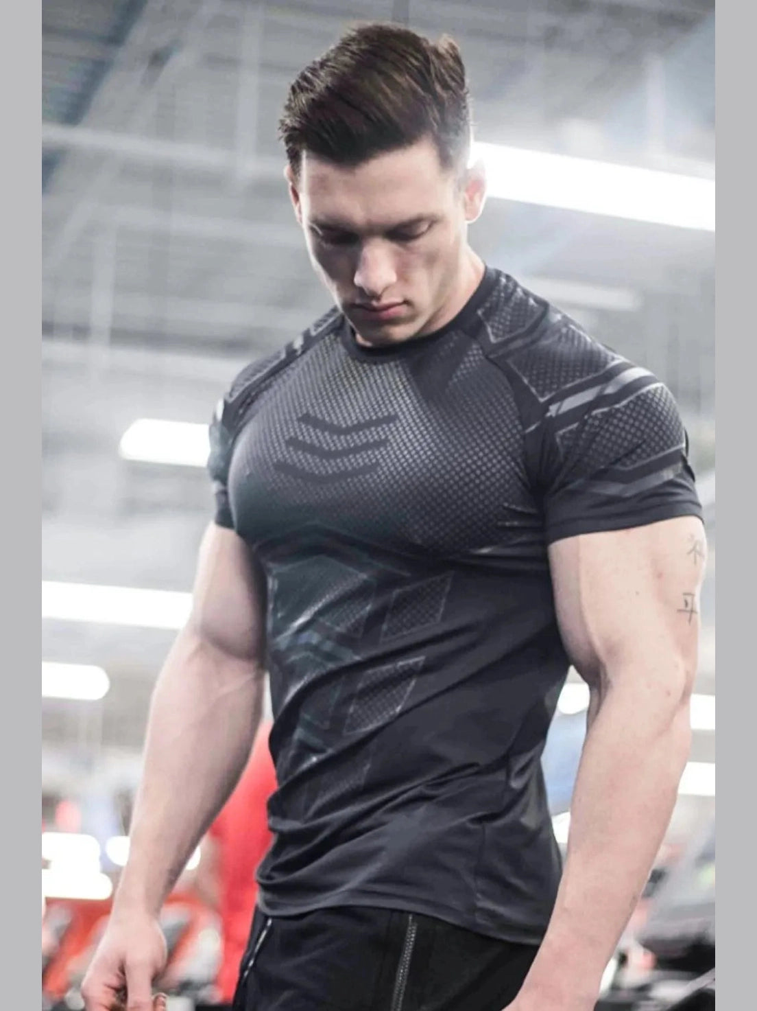 Men's Plus Size Round Neck Short Sleeve T-Shirt Trendsi