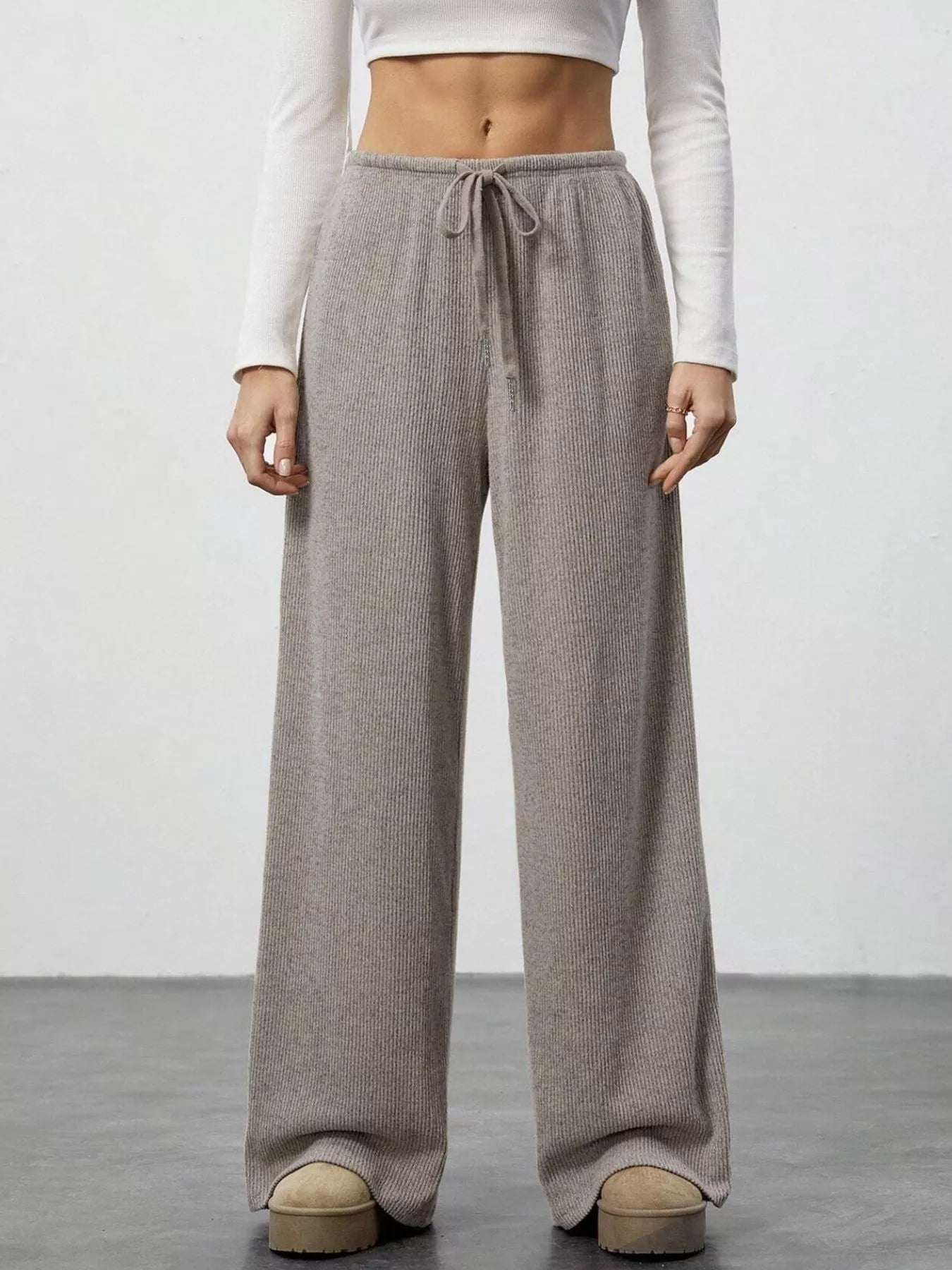 Women Relaxed Fit Drawstring Pants nicholesgifts