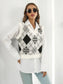 V-Neck Plaid Sweater Vest nicholesgifts