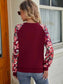 Floral Raglan Sleeve Round Neck Sweatshirt nicholesgifts