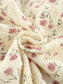 Floral Print Button-Down Top and Pants Lounge Set nicholesgifts