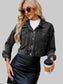 Pocketed Button Up Dropped Shoulder Denim Jacket nicholesgifts