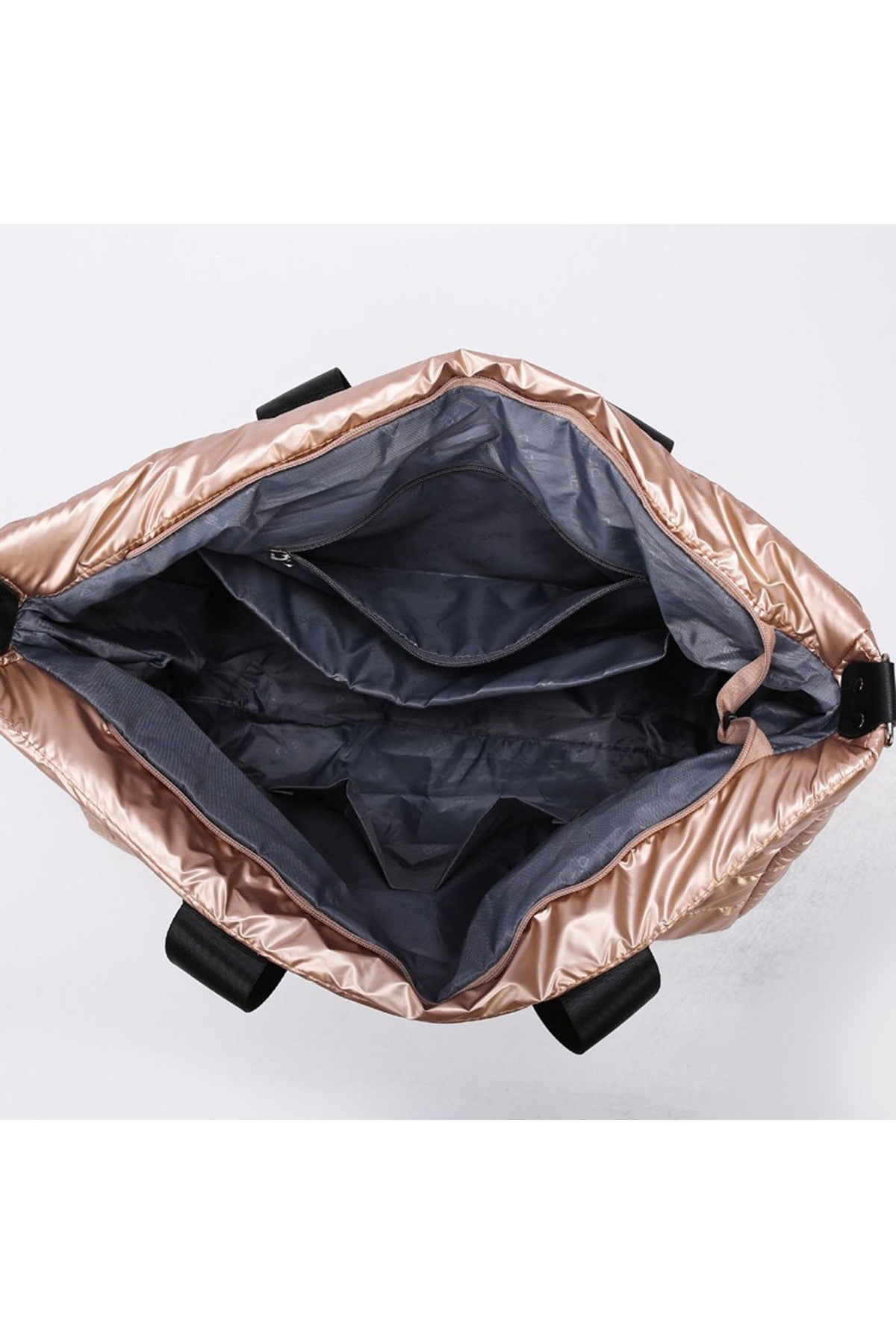 Quilted Nylon Oversize Travel Bag Trendsi