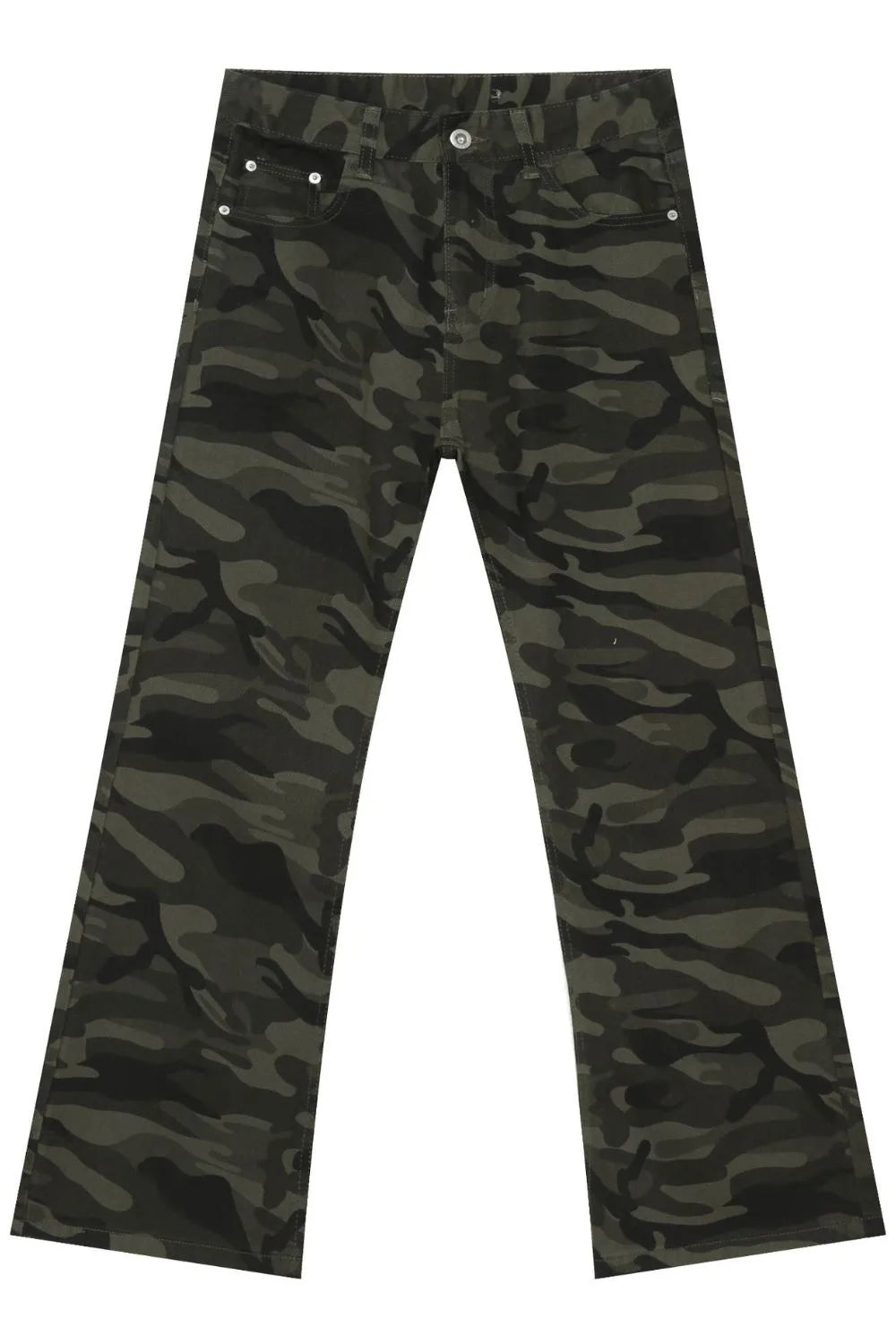 Men's Camouflage Jeans with Pockets Trendsi