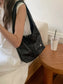 Leather Tied Shoulder Bag nicholesgifts
