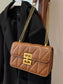 Quilted Flap Chain Crossbody Bag nicholesgifts