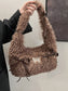 Fluffy Bow Shoulder Bag nicholesgifts