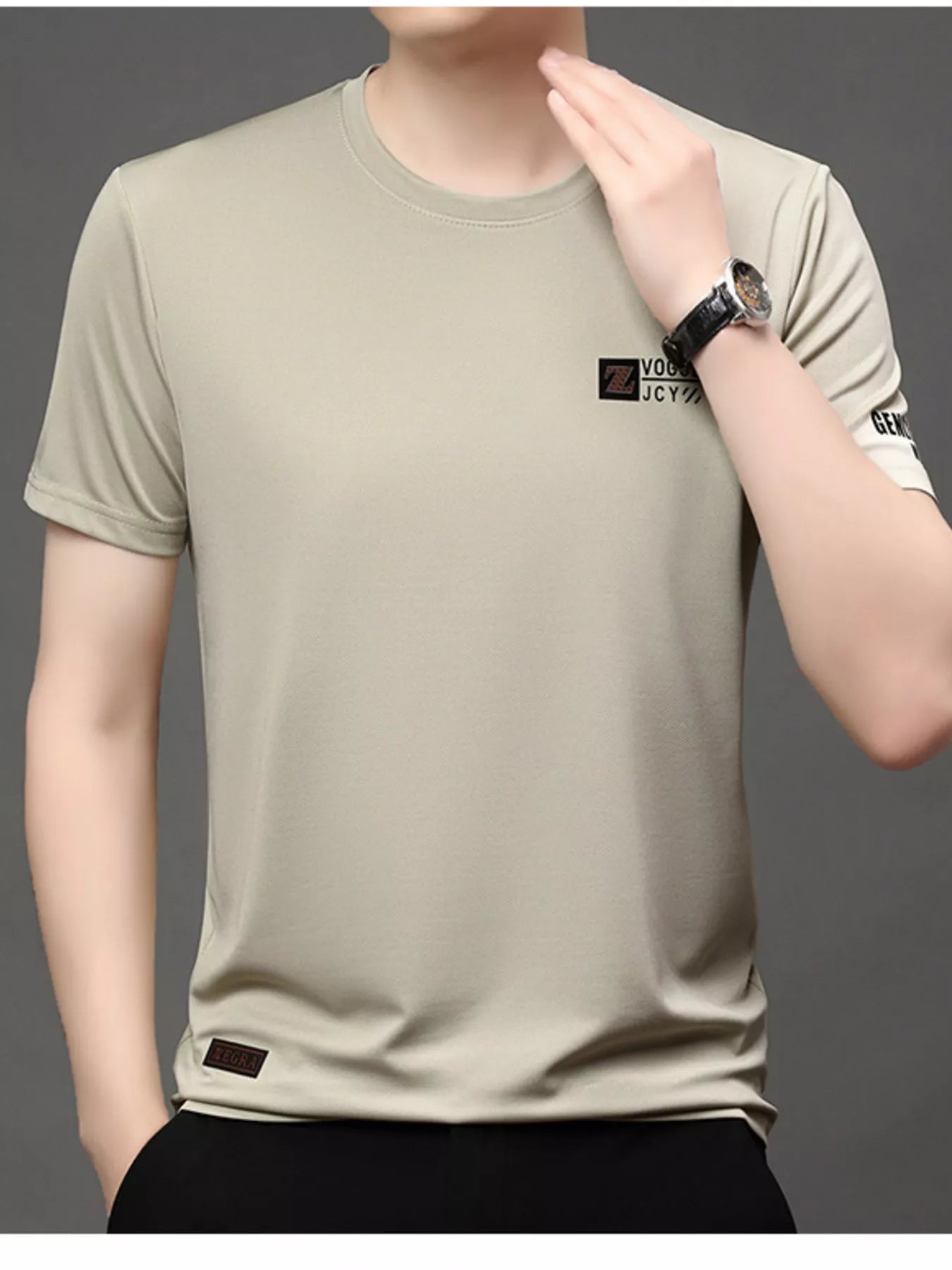 Men's Plus Size Round Neck Short Sleeve T-Shirt NicholesGifts