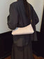 Vintage Suede Hobo Shoulder Bag nicholesgifts